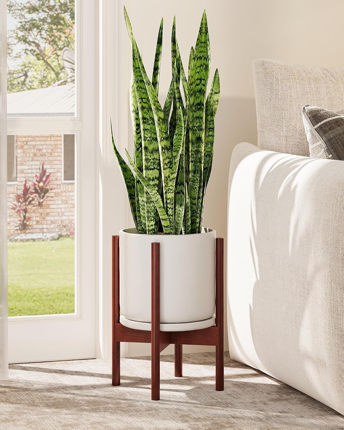 Adjustable Bamboo Plant Stand